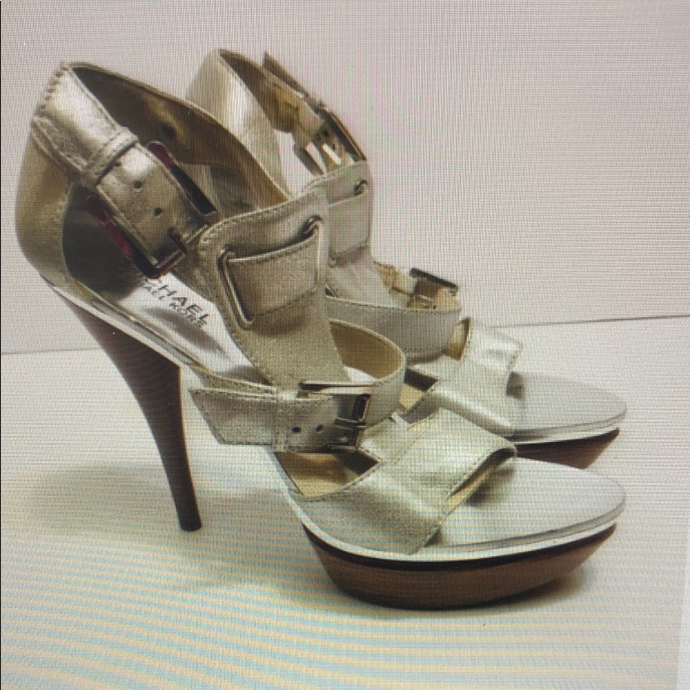 Michael Kors Strappy Platform Heels. Size 9.5